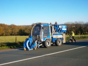 Grenaillage routier