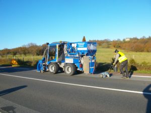 Grenaillage routier