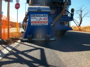 Grenaillage routier